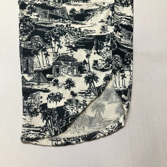 Marine Layer Allison Novelty Print Pant Womens XS Tencel Pull On San Francisco - Picture 5 of 15